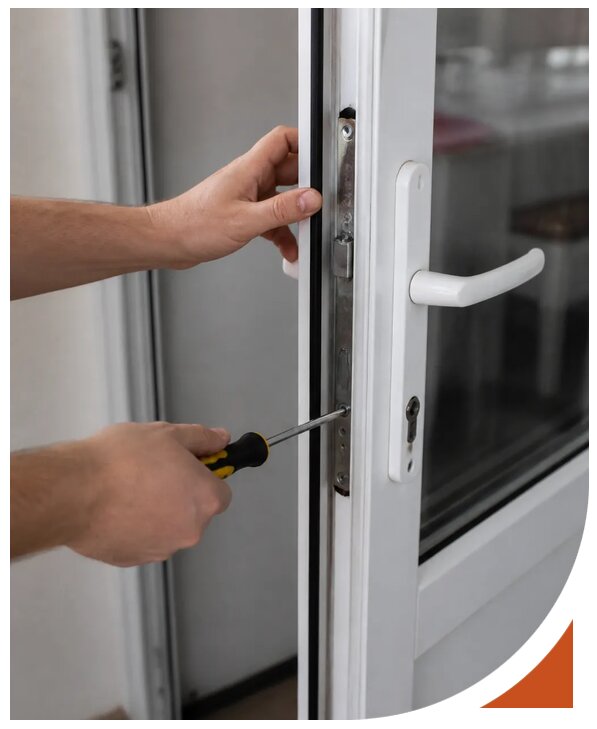 Профессиональный ремонт замка пластиковой двери в Холмске